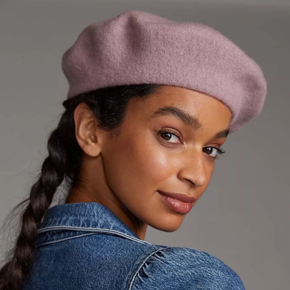 Black Beret from Anthropologie